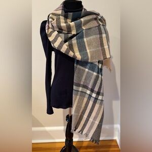 J Crew plaid scarf